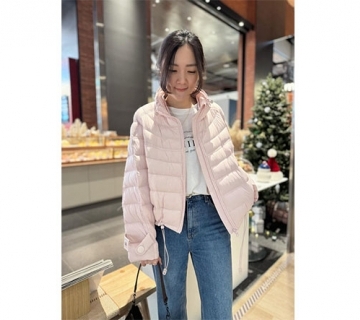 限定折扣 小立領抽繩設計鴨絨外套