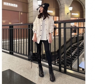 高質感 鵝絨襯衫外套