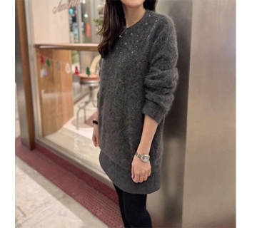 圓領縫珠馬海上衣