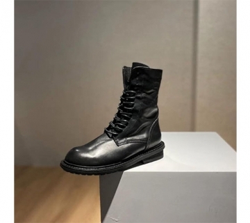 推薦 羊毛內裡高質感真皮靴